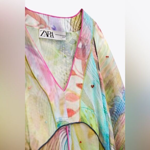 ZARA PRINTED DRESS LIMITED EDITION - Picture 15 of 15